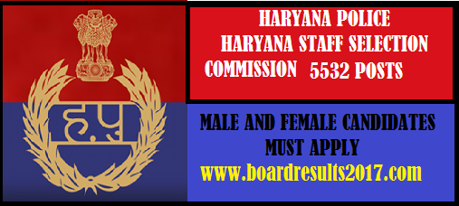 Haryana Police Constable Recruitment 2017